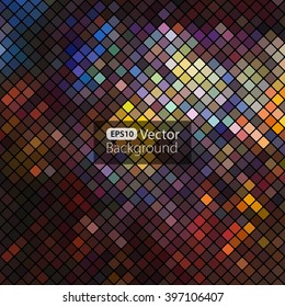 Bright colorful mosaic background