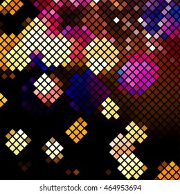 Bright colorful mosaic background