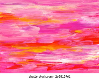 Bright colorful painted background, vector.