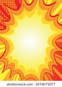 Helle bunte Pop-Hintergrund-Vektorgrafik