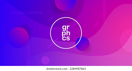 Bright colorful purple with wavy shapes gradient background. simple pattern for display product ad website template wallpaper poster. Eps10 vector