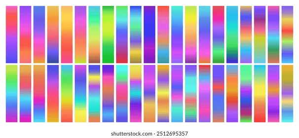 Bright Colorful Screen Gradient Color Swathes