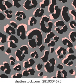 Bright colorful seamless leopard print background. Wild exotic animal print design. wallpaper.	

