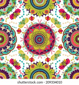 Bright colorful seamless pattern