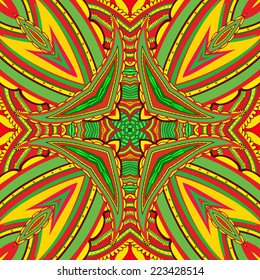 Bright colorful seamless pattern, EPS8 - vector graphics.