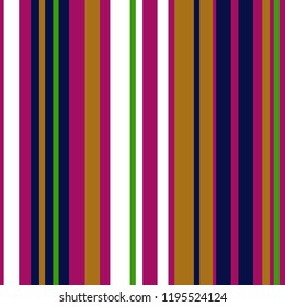 Bright Colorful seamless stripes pattern. Abstract vector background. Stylish autumn winter colors.