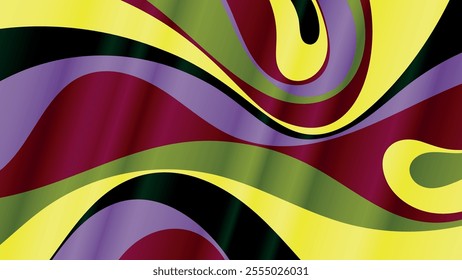 Bright colorful spotted striped wallpaper. An excellent background for advertising, posters, postcards, business cards, corporate attributes and your other projects. Vector.