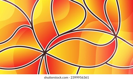 Bright colorful stained glass wallpaper. An excellent background for designing pages on social networks, posters, presentations, outdoor advertising and your other projects. Vector.