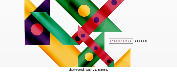 Bright colorful straight lines geometric abstract background. Trendy overlapping lines composition for wallpaper, banner, background or landing