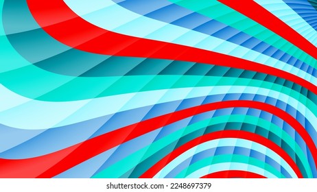 Bright colorful striped wallpaper. A beautiful illustration for interior decoration, corporate designs, blogs, postcards, posters and your other projects. Vector. 