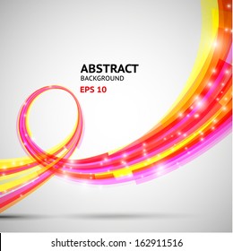 Bright colorful stripes vector loop. Abstract pattern.