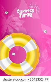 Bright and colorful summer-themed sale advertisement
