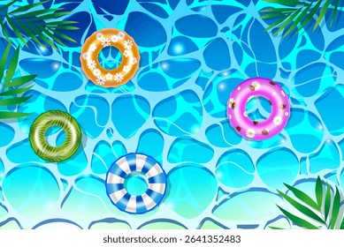 Bright and colorful summer-themed sale advertisement