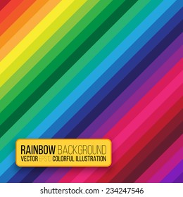 Bright and colorful vector background, rainbow illustration