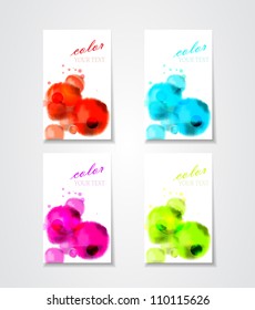 Bright colorful vector banners