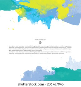 bright colorful vector watercolor background valuable for any project where a platter of color makes the difference colour color water juvenile star texture kid colourful conceptual background scene e