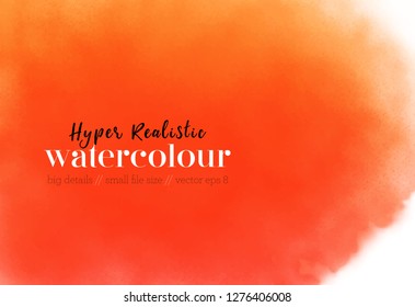 bright colorful wallpaper. warm orange splash. trendy gradient background. fluid vector graphic. eps 8 illustration as template for layout composition.