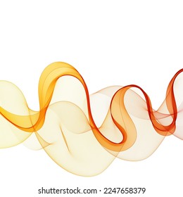 Ola colorida brillante. Patrón de ondas. Ilustración vectorial abstracta de color.