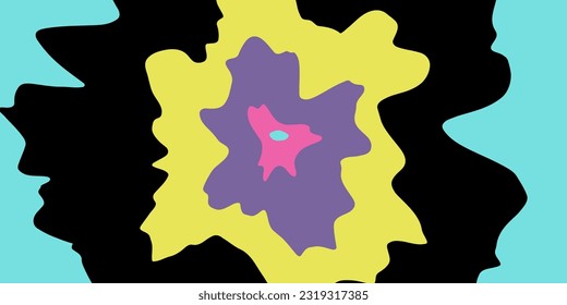 Bright colorful wavy background. Abstract comic book template with wavy rays. Modern abstract backdrop, flyer, website, cover, banner, advertising, etc. Vector EPS 10