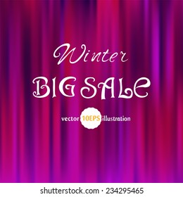 Bright colors Abstract Background. Pink and Violet Vintage style background vector. Winter Sale. Abstract artistic Background for your design with space for text. Vector 10 EPS