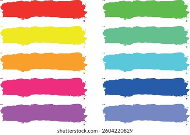 bright colors abstract splatter brush strokes background