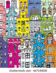 Bright colors city