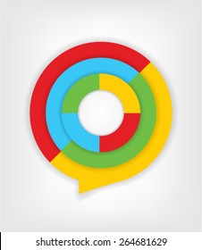 Bright Colors Design Element Infographic