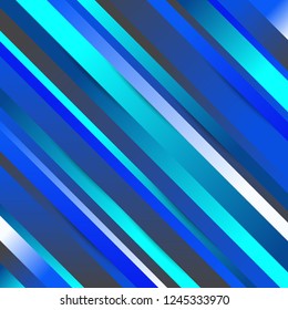 Bright colors diagonal stripes abstract background. Thin and thick slanting lines wallpaper. Vector illustration