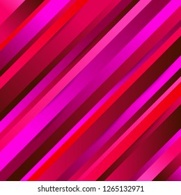 Bright colors diagonal stripes abstract background. Thin and thick slanting lines wallpaper. Vector illustration