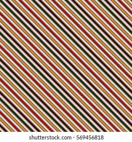 Bright colors diagonal stripes abstract background. Thin slanting line wallpaper. Seamless pattern with simple classic motif. Digital paper for scrapbook, textile print, page fill. Vector illustration