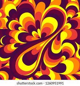 bright colors liquid vector with lines, seamless vector of curves, flexible background