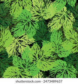 Bright colors, painting on a light background. fashion print , scarf, dress .  Jungle leaves seamless vector floral pattern background.