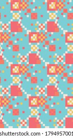 Bright colors of seamless pattern.
