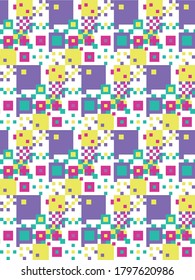 Bright colors of seamless pattern.