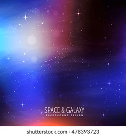 bright colors space background