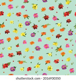 Bright colors summer day