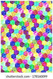 bright combs background 