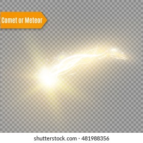 A bright comet 