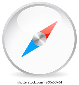 Bright Compass Icon