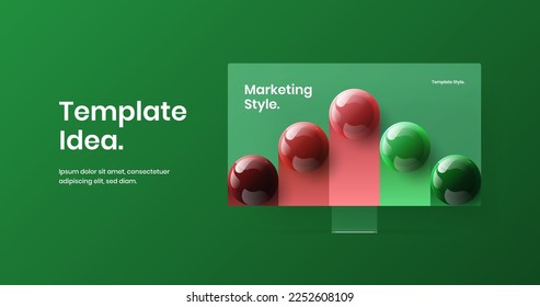 Helles Computerdisplay, Muster für das Layout des Bildschirms. Clean Web-Banner Design Vektorkonzept.