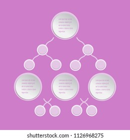 Bright concept of infographics. Vector illustration. Can be used for workflow layout, web design, diagram, number options, table.