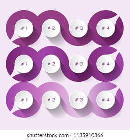 Bright concept of infographics. Vector illustration. Can be used for workflow layout, web design, diagram, number options, table.