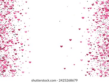 Bright Confetti Background White Vector. Circle Isolated Card. Colorful Fest. Rainbow Geometric Wedding. Polka Wallpaper Frame.
