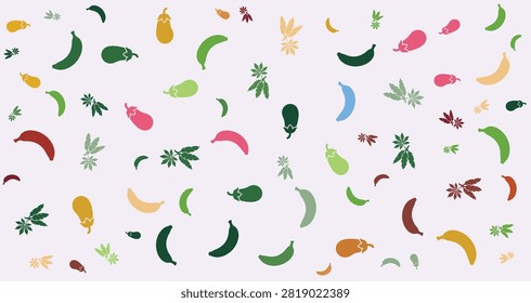 Bright confetti pattern featuring assorted shapes and lively colors perfect for party decor and celebration themes