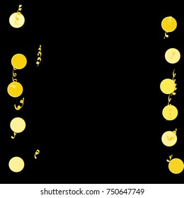 Bright Confetti and serpentine, bright colorful background, cute and fun decoration. Vector illustration for celebration, party, festive, holiday. Design for cards, invitations 