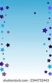 Bright Confetti Vector Blue Yellow Background. Dark Swirl Christmas Design. Glitter Abstract Texture. Star Shiny Wallpaper.