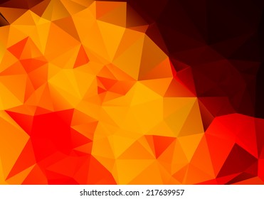 Bright contrast abstract multicolored background polygon