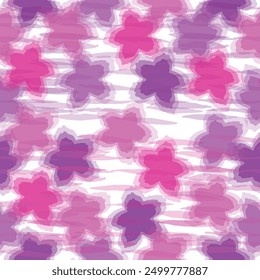 bright contrast multicolored floral pattern with brush strokes of paint Hippie psychedelic vector background. 