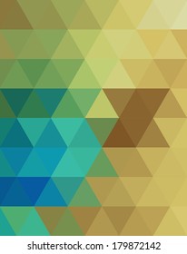 Bright cosmic fashion hipster background. Abstract background of geometric triangles, infographics
