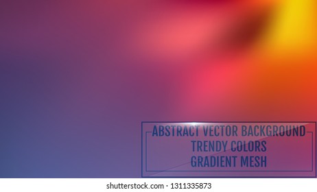 Bright cosmic mesh gradient background. Smooth trendy modern colors with light. Universe nebula concept for your graphic design, banner, poster, user interface or mobile app.